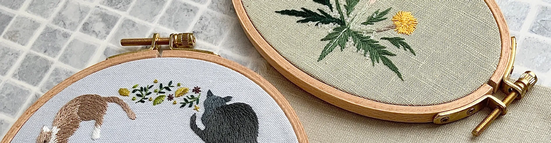 Spring embroidery collection